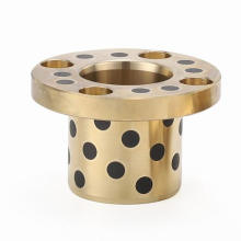 Dry Sliding Flanged Bronze Sleeve Oilless Bushing